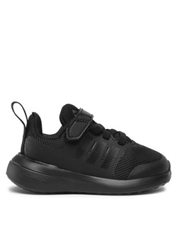Sneakersy adidas Fortarun 2.0 Cloudfoam Sport Running Elastic Lace Top Strap Shoes HP2502 Czarny ze sklepu eobuwie.pl w kategorii Buciki niemowlęce - zdjęcie 170999603