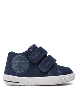 Sneakersy Superfit 1-000345-8000 Blau/Blau ze sklepu eobuwie.pl w kategorii Buciki niemowlęce - zdjęcie 170999751