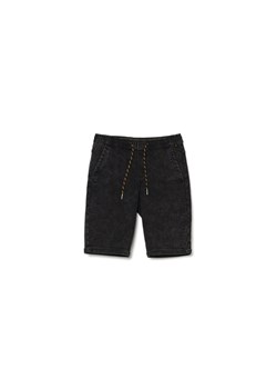 Cropp - Czarne jeansowe szorty - czarny ze sklepu Cropp w kategorii Spodenki męskie - zdjęcie 171000461