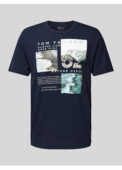 T-shirt z nadrukiem z motywem z logo ze sklepu Peek&Cloppenburg  w kategorii T-shirty męskie - zdjęcie 171001921