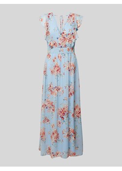 Długa sukienka z kwiatowym nadrukiem model ‘KARIN’ ze sklepu Peek&Cloppenburg  w kategorii Sukienki - zdjęcie 171002073
