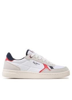 Pepe Jeans Sneakersy Kore Vintage M PMS30900 Biały ze sklepu MODIVO w kategorii Buty sportowe męskie - zdjęcie 171002454