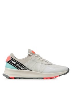 Pepe Jeans Sneakersy Joy Tech Summer PLS31454 Biały ze sklepu MODIVO w kategorii Buty sportowe damskie - zdjęcie 171002550