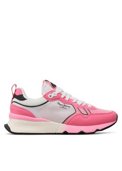 Sneakersy Pepe Jeans Brit Pro Neon W PLS31460 Neon Pink 335 ze sklepu eobuwie.pl w kategorii Buty sportowe damskie - zdjęcie 171003411
