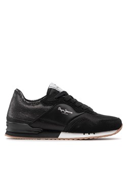 Sneakersy Pepe Jeans London W Sequins PLS31382 Black 999 ze sklepu eobuwie.pl w kategorii Buty sportowe damskie - zdjęcie 171003524