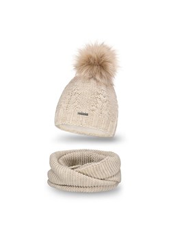 Zimowy komplet damski ze sklepu JK-Collection w kategorii Komplety czapka i szalik damskie - zdjęcie 171004843