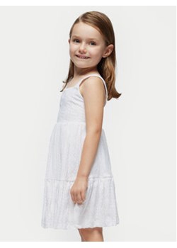 Mayoral Sukienka letnia 3950 Biały Regular Fit ze sklepu MODIVO w kategorii Sukienki dziewczęce - zdjęcie 171005290