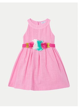Mayoral Sukienka elegancka 3959 Różowy Regular Fit ze sklepu MODIVO w kategorii Sukienki dziewczęce - zdjęcie 171005461