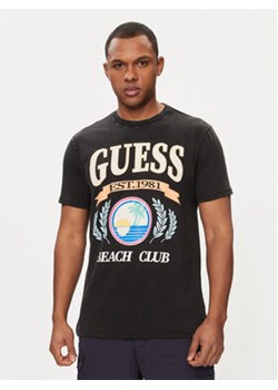 Guess T-Shirt M4GI57 K9RM1 Czarny Regular Fit ze sklepu MODIVO w kategorii T-shirty męskie - zdjęcie 171005534