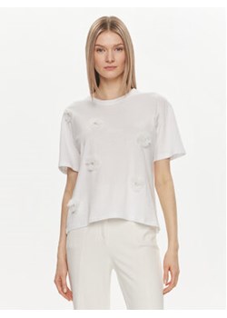 Kontatto T-Shirt SH516 Biały Regular Fit ze sklepu MODIVO w kategorii Bluzki damskie - zdjęcie 171005614