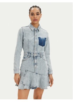 Karl Lagerfeld Jeans Sukienka jeansowa 241J1309 Niebieski Regular Fit ze sklepu MODIVO w kategorii Sukienki - zdjęcie 171005623