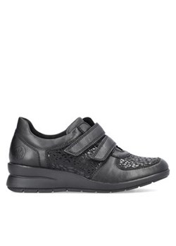 Rieker Sneakersy L4868-00 Czarny ze sklepu MODIVO w kategorii Półbuty damskie - zdjęcie 171005641