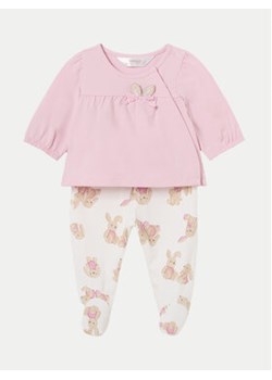 Mayoral Komplet bluzka i półśpiochy 1529 Różowy Regular Fit ze sklepu MODIVO w kategorii Komplety niemowlęce - zdjęcie 171005780
