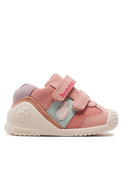 Sneakersy Biomecanics 242114 A Różowy ze sklepu eobuwie.pl w kategorii Buciki niemowlęce - zdjęcie 171006212