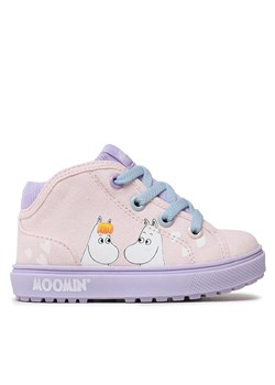 Sneakersy Moomin SS23_197MMN Pink ze sklepu eobuwie.pl w kategorii Buty zimowe dziecięce - zdjęcie 171006454
