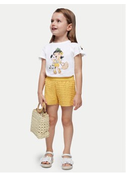 Mayoral Komplet t-shirt i spodenki 3266 Żółty Regular Fit ze sklepu MODIVO w kategorii Komplety dziewczęce - zdjęcie 171006964
