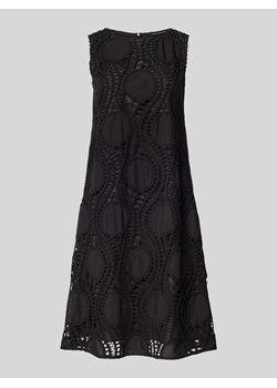 Sukienka o długości do kolan z okrągłym dekoltem ze sklepu Peek&Cloppenburg  w kategorii Sukienki - zdjęcie 171007322