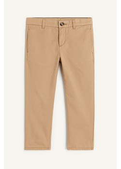 H & M - Spodnie chinos z diagonalu - Beżowy ze sklepu H&M w kategorii Spodnie chłopięce - zdjęcie 171007703