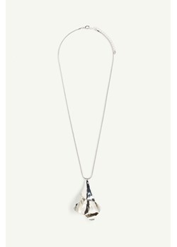H & M - Naszyjnik z wisiorkiem w kształcie płatka - Srebrny ze sklepu H&M w kategorii Naszyjniki - zdjęcie 171007710