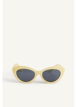 H & M - Okulary przeciwsłoneczne typu „kocie oczy" - Żółty ze sklepu H&M w kategorii Okulary przeciwsłoneczne dziecięce - zdjęcie 171007734