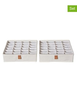 STORE IT Organizery (2 szt.) w kolorze kremowym na bieliznę - 30 x 8 x 30 cm ze sklepu Limango Polska w kategorii Organizery - zdjęcie 171009113