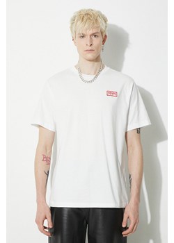 Kenzo t-shirt bawełniany Bicolor KP Classic męski kolor biały z nadrukiem FE55TS1844SG.02 ze sklepu PRM w kategorii T-shirty męskie - zdjęcie 171012020