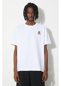 Kenzo t-shirt bawełniany Boke Crest Classic męski kolor biały z aplikacją FC65TS4124SG.01 ze sklepu PRM w kategorii T-shirty męskie - zdjęcie 171012030