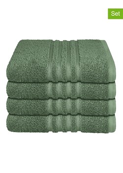 Schiesser Ręczniki (4 szt.) "Milano" w kolorze zielonym do rąk - id: 15048991 - marki Schiesser - 171012651 Schiesser Ręczniki (4 szt.) "Milano" w kolorze zielonym do rąk ze sklepu Limango Polska w kategorii Ręczniki - zdjęcie 171012651