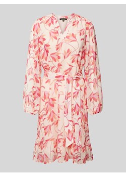 Sukienka o długości do kolan z wiązanym paskiem ze sklepu Peek&Cloppenburg  w kategorii Sukienki - zdjęcie 171013640