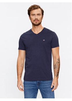 Gant T-Shirt Shield 2003186 Granatowy Slim Fit ze sklepu MODIVO w kategorii T-shirty męskie - zdjęcie 171014222