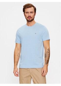 Gant T-Shirt Shield 2003184 Niebieski Regular Fit ze sklepu MODIVO w kategorii T-shirty męskie - zdjęcie 171014234