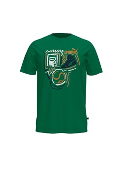 PUMA T-Shirt męski Graphics Year Of Sports zielony ze sklepu taniesportowe.pl w kategorii T-shirty męskie - zdjęcie 171014773