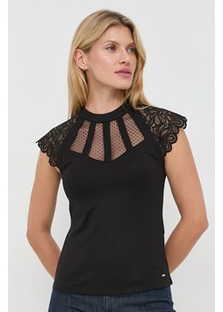 Morgan bluzka damska kolor czarny gładka ze sklepu ANSWEAR.com w kategorii Bluzki damskie - zdjęcie 171015212