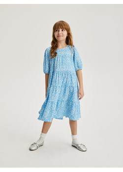 Reserved - Sukienka w kwiaty - wielobarwny ze sklepu Reserved w kategorii Sukienki dziewczęce - zdjęcie 171017094