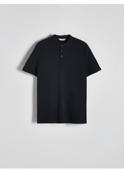 Reserved - Koszulka polo ze stójką - czarny ze sklepu Reserved w kategorii T-shirty męskie - zdjęcie 171017204