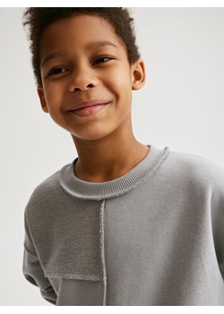 Reserved - Bluza oversize - jasnoszary ze sklepu Reserved w kategorii Bluzy chłopięce - zdjęcie 171017320