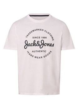 Jack & Jones Koszulka męska - JJForest Mężczyźni Bawełna biały nadruk ze sklepu vangraaf w kategorii T-shirty męskie - zdjęcie 171017411