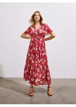 Reserved - Sukienka z wiskozy - wielobarwny ze sklepu Reserved w kategorii Sukienki - zdjęcie 171018994