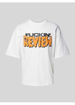 T-shirt z nadrukiem z napisem i logo ze sklepu Peek&Cloppenburg  w kategorii T-shirty męskie - zdjęcie 171020704