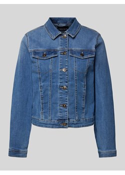 Kurtka jeansowa z kieszeniami na piersi ze sklepu Peek&Cloppenburg  w kategorii Kurtki damskie - zdjęcie 171020781