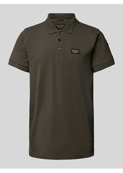 Koszulka polo o kroju regular fit z naszywką z logo model ‘TRACKWAY’ ze sklepu Peek&Cloppenburg  w kategorii T-shirty męskie - zdjęcie 171020960