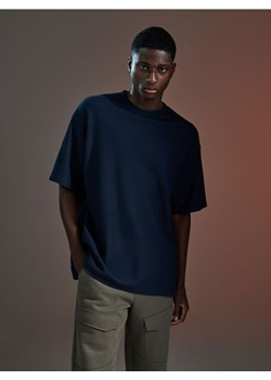 Sinsay - Koszulka oversize - granatowy ze sklepu Sinsay w kategorii T-shirty męskie - zdjęcie 171022510