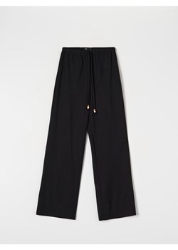 Sinsay - Spodnie wide leg - czarny ze sklepu Sinsay w kategorii Spodnie damskie - zdjęcie 171022544