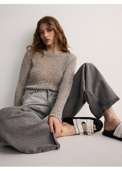 Reserved - Sweter o luźnym splocie - jasnoszary ze sklepu Reserved w kategorii Swetry damskie - zdjęcie 171022973