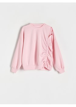 Reserved - Bluza ze ściągaczem - różowy ze sklepu Reserved w kategorii Bluzy dziewczęce - zdjęcie 171023102