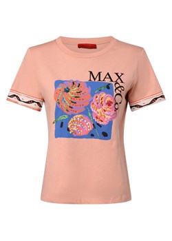 MAX&Co. Koszulka damska - Calibri Kobiety Bawełna brudny róż nadruk ze sklepu vangraaf w kategorii Bluzki damskie - zdjęcie 171023372
