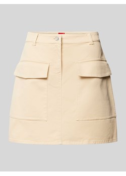 Spódnica mini z kieszeniami cargo model ‘Rosinata’ w kolorze beżowym ze sklepu Peek&Cloppenburg  w kategorii Spódnice - zdjęcie 171024584