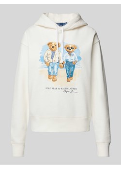 Bluza o kroju oversized z kapturem i nadrukiem z motywem model ‘BEAR’ ze sklepu Peek&Cloppenburg  w kategorii Bluzy damskie - zdjęcie 171024591
