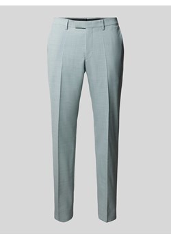 Spodnie z bocznymi,wpuszczanymi kieszeniami model ‘Ryan’ w kolorze lipowym ze sklepu Peek&Cloppenburg  w kategorii Spodnie męskie - zdjęcie 171024641