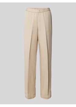 Luźne spodnie o kroju regular fit w kant ze sklepu Peek&Cloppenburg  w kategorii Spodnie damskie - zdjęcie 171024763